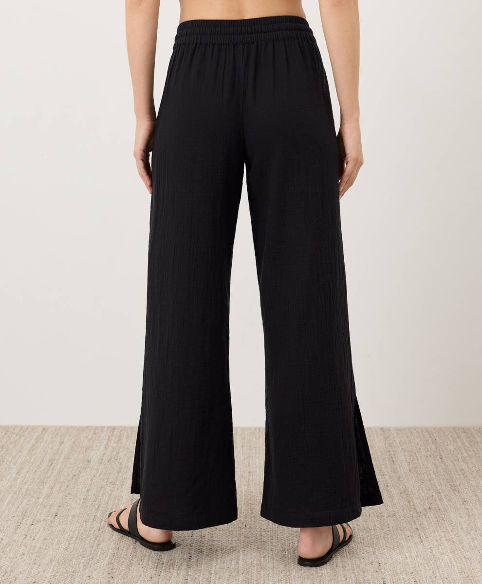 Women's Coastal Double Gauze Split Hem Pant