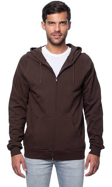 Unisex Organic Cotton Full Zip Hoodie