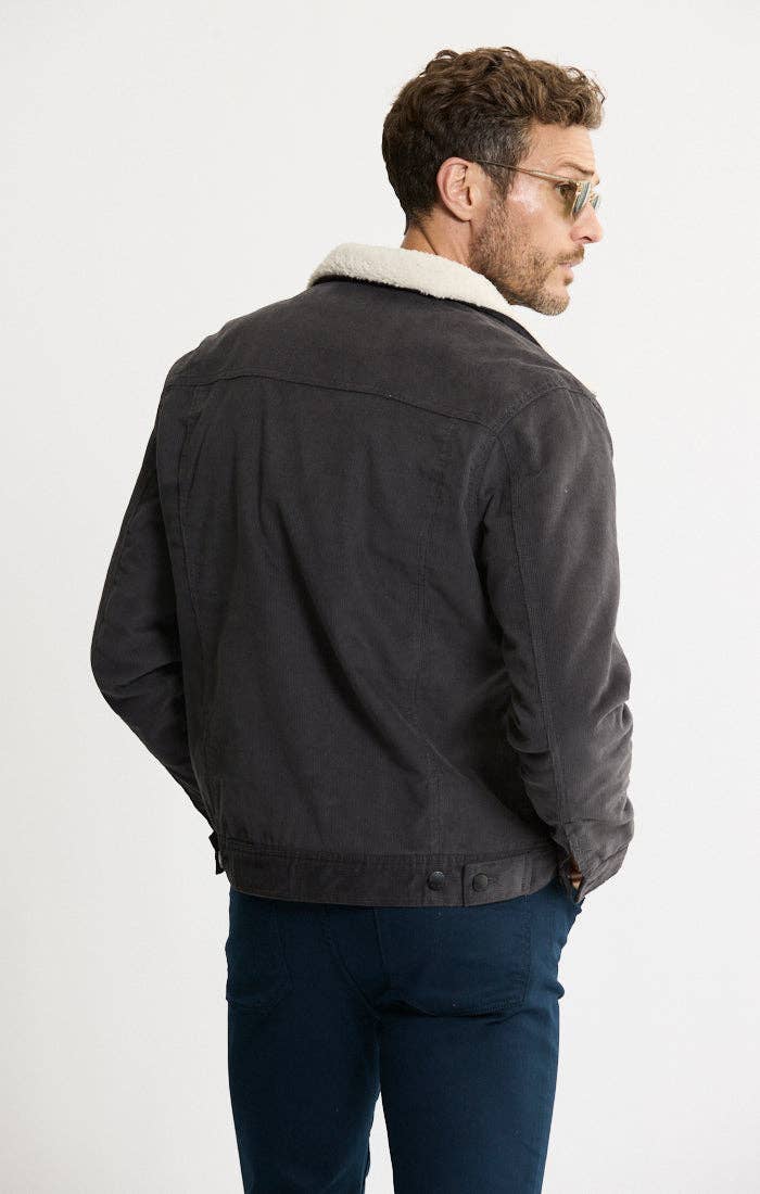 Sherpa Lined Corduroy Trucker Jacket