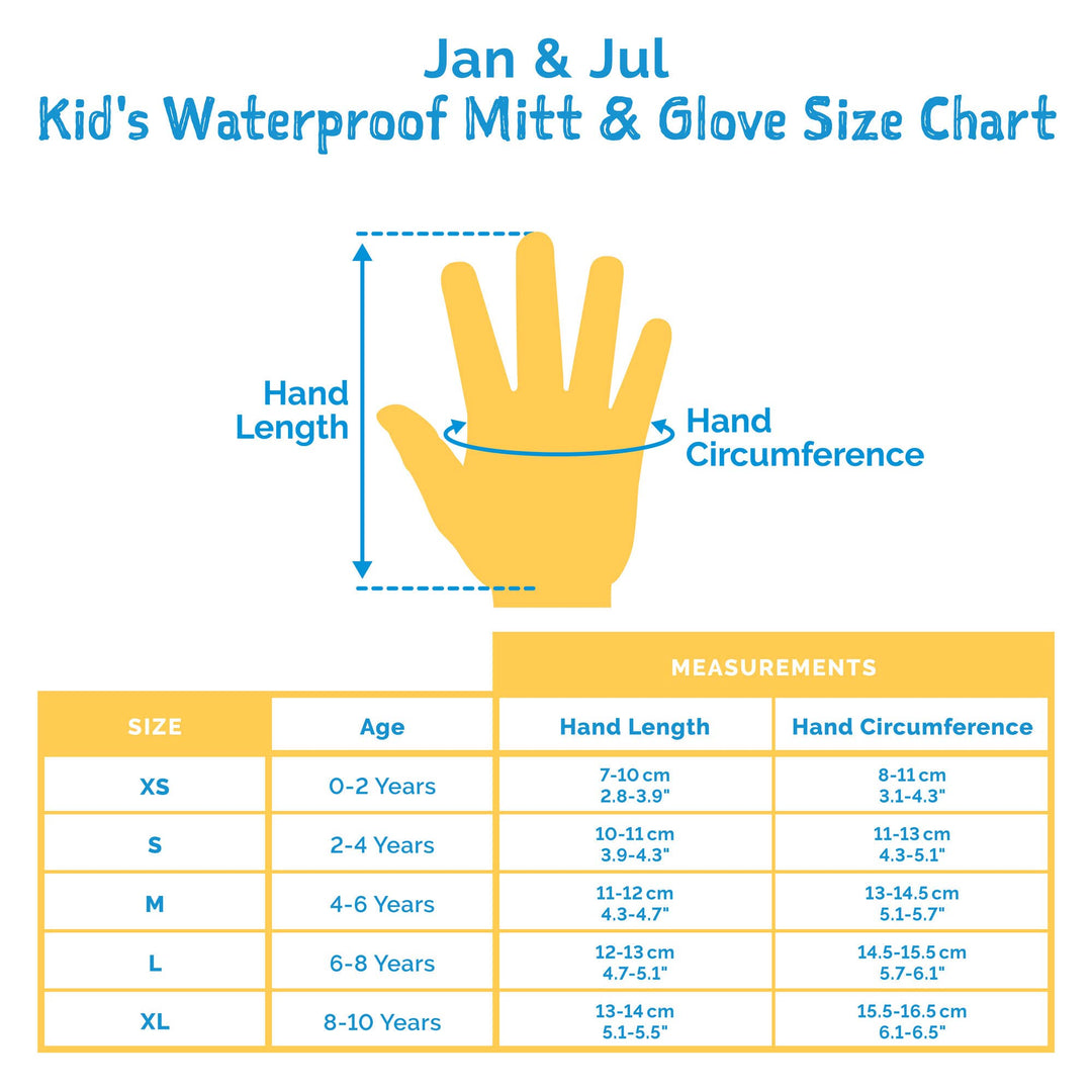 Neon Peaks | Kids Cozy Knit Mittens