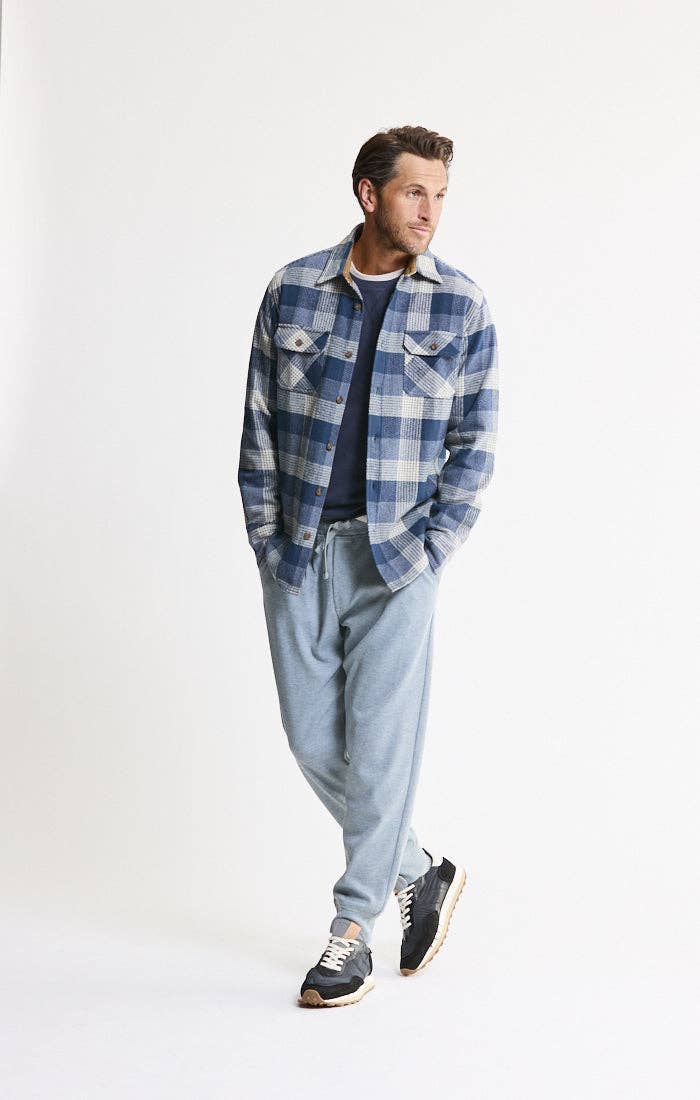 2-Pack Heritage Flannel Shirt + Thermal Crewneck