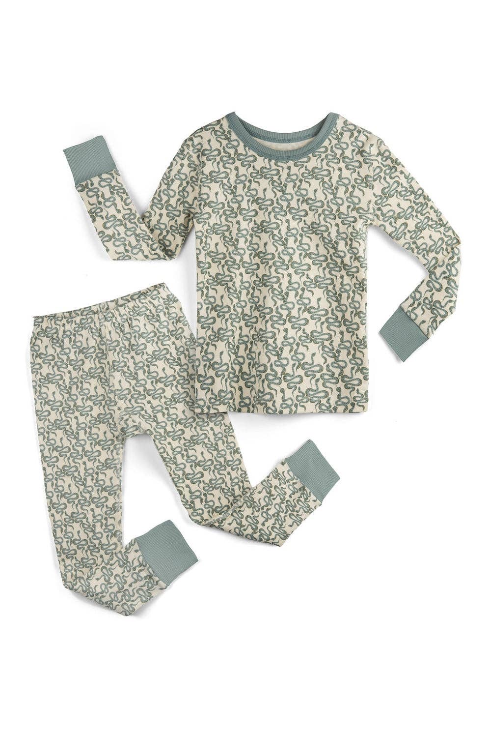 100% Organic Cotton Long Sleeve Pajamas for Kids: Wild Wander Collection