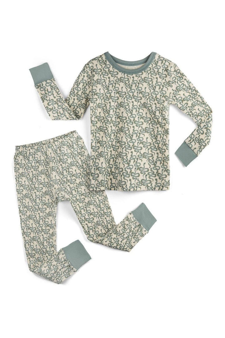 100% Organic Cotton Long Sleeve Pajamas for Kids: Wild Wander Collection