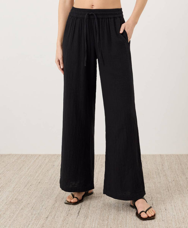 Women's Coastal Double Gauze Split Hem Pant