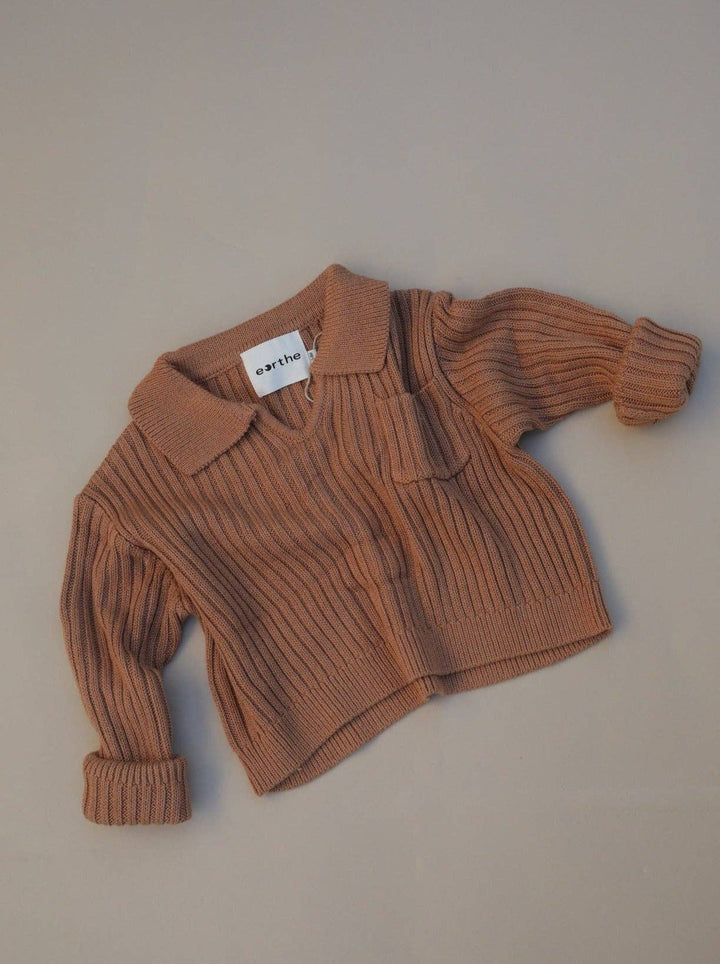 Oversized Collar Knit Sweater