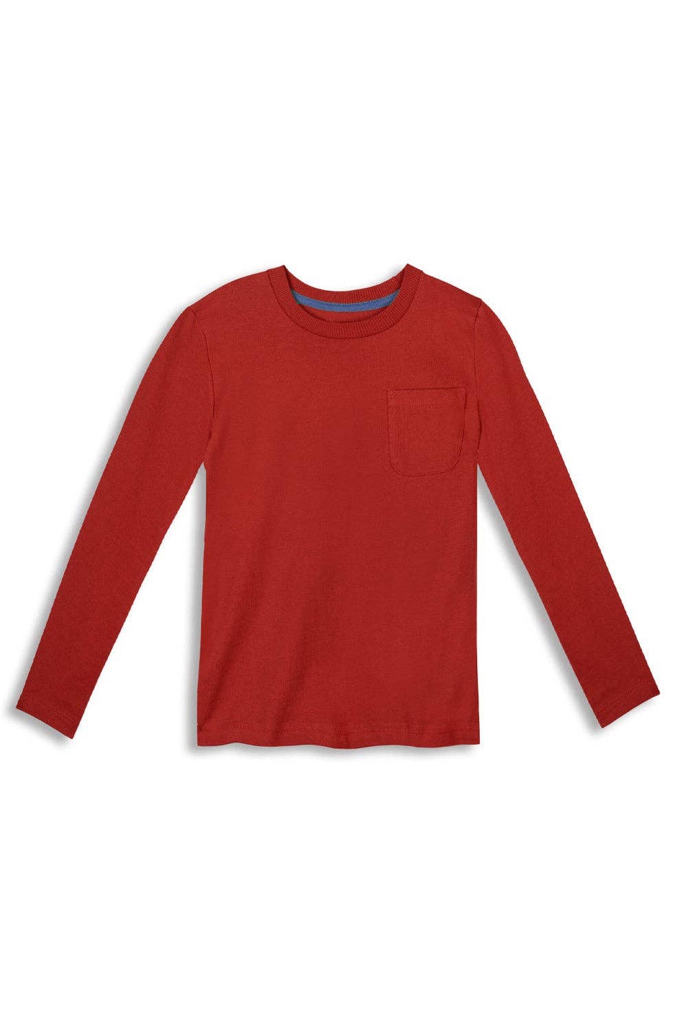 Organic Cotton Kids Shirts - Long Sleeve Pocket Tee