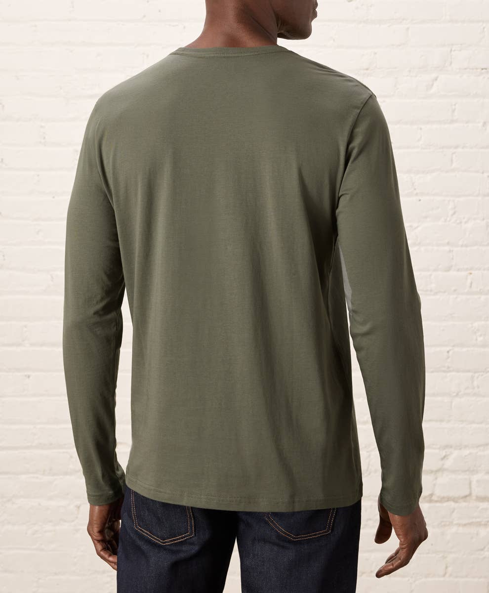 Men's Softspun Essential Crewneck Long Sleeve Tee