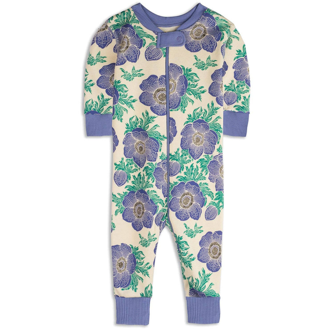 100% Organic Cotton One-piece Baby Pajamas: Artist Designed Prints