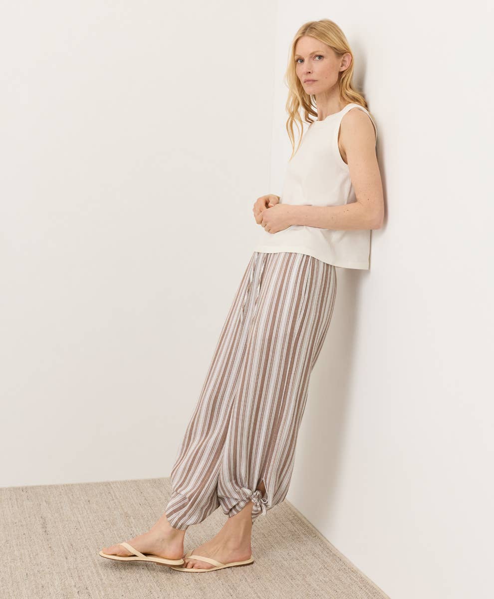 Women's Coastal Double Gauze Split Hem Pant